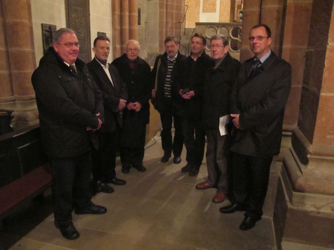 v.l.n.r. Thomas Drößler, Richard Bell, Wolfgang Hehenkamp, Wolfgang Zienkiewicz, Gunther Hehenkamp, Winfried Klapsing und Michael Lahmer.